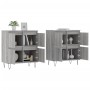 Aparadores 2 uds madera contrachapada gris Sonoma de vidaXL, Aparadores - Ref: Foro24-3190179, Precio: 127,04 €, Descuento: %