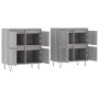 Aparadores 2 uds madera contrachapada gris Sonoma de vidaXL, Aparadores - Ref: Foro24-3190179, Precio: 127,04 €, Descuento: %