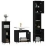 Black plywood 3-piece bathroom furniture set by vidaXL, Bathroom furniture - Ref: Foro24-3187782, Price: 173,44 €, Discount: %