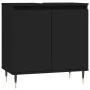 Black plywood 3-piece bathroom furniture set by vidaXL, Bathroom furniture - Ref: Foro24-3187782, Price: 173,44 €, Discount: %