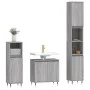 Set de muebles de baño 3 pzas madera contrachapada gris sonoma de vidaXL, Muebles de baño - Ref: Foro24-3187787, Precio: 162,...