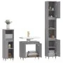 Set de muebles de baño 3 pzas madera contrachapada gris sonoma de vidaXL, Muebles de baño - Ref: Foro24-3187787, Precio: 162,...