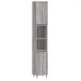 Set de muebles de baño 3 pzas madera contrachapada gris sonoma de vidaXL, Muebles de baño - Ref: Foro24-3187787, Precio: 162,...