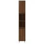 Set de muebles de baño 3 pzas madera contrachapada roble marrón de vidaXL, Muebles de baño - Ref: Foro24-3187788, Precio: 165...