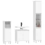 3-teiliges Badezimmermöbelset aus weißem Sperrholz von vidaXL, Badezimmermöbel - Ref: Foro24-3187789, Preis: 179,84 €, Rabatt: %