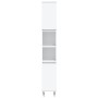 Set de muebles de baño 3 piezas madera contrachapada blanco