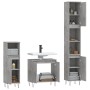 3-teiliges Badezimmermöbelset aus betongrauem Sperrholz von vidaXL, Badezimmermöbel - Ref: Foro24-3187793, Preis: 167,50 €, R...