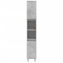 Set de muebles baño 3 pzas madera contrachapada gris hormigón