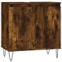 Set de muebles baño 3 pzas madera contrachapada roble ahumado de vidaXL, Muebles de baño - Ref: Foro24-3187794, Precio: 161,5...