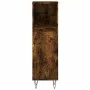 3-piece bathroom furniture set smoked oak plywood by vidaXL, Bathroom furniture - Ref: Foro24-3187794, Price: 161,57 €, Disco...