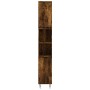 3-teiliges Badezimmermöbel-Set aus geräuchertem Eichensperrholz von vidaXL, Badezimmermöbel - Ref: Foro24-3187794, Preis: 163...