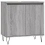 Set de muebles de baño 3 pzas madera contrachapada gris sonoma by vidaXL, Bathroom furniture - Ref: Foro24-3187795, Price: 16...