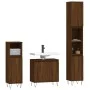 Badezimmermöbel-Set, 3-teilig, braunes Eichensperrholz von vidaXL, Badezimmermöbel - Ref: Foro24-3187796, Preis: 174,31 €, Ra...