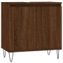 Set de muebles de baño 3 pzas madera contrachapada roble marrón de vidaXL, Muebles de baño - Ref: Foro24-3187796, Precio: 182...
