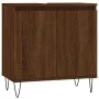 Set de muebles de baño 3 pzas madera contrachapada roble marrón de vidaXL, Muebles de baño - Ref: Foro24-3187796, Precio: 174...