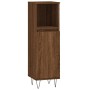 Bathroom furniture set 3 pieces brown oak plywood by vidaXL, Bathroom furniture - Ref: Foro24-3187796, Price: 176,91 €, Disco...