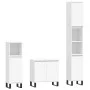 3-teiliges Badezimmermöbelset aus weißem Sperrholz von vidaXL, Badezimmermöbel - Ref: Foro24-3187797, Preis: 190,44 €, Rabatt: %