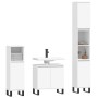 3-teiliges Badezimmermöbelset aus weißem Sperrholz von vidaXL, Badezimmermöbel - Ref: Foro24-3187797, Preis: 197,82 €, Rabatt: %