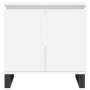 Set de muebles de baño 3 piezas madera contrachapada blanco