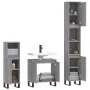 Set de muebles de baño 3 pzas madera contrachapada gris sonoma de vidaXL, Muebles de baño - Ref: Foro24-3187803, Precio: 172,...
