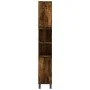 3-teiliges Badezimmermöbel-Set aus geräuchertem Eichensperrholz von vidaXL, Badezimmermöbel - Ref: Foro24-3187802, Preis: 171...