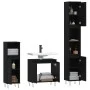 3-piece black plywood bathroom furniture set by vidaXL, Bathroom furniture - Ref: Foro24-3187790, Price: 179,54 €, Discount: %