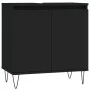 3-piece black plywood bathroom furniture set by vidaXL, Bathroom furniture - Ref: Foro24-3187790, Price: 179,54 €, Discount: %