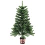 Árbol de Navidad artificial hojas realistas verde 65 cm