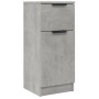 Aparador de madera contrachapada gris hormigón 30x30x70 cm de vidaXL, Aparadores - Ref: Foro24-811123, Precio: 48,70 €, Descu...