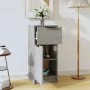 Gray concrete plywood sideboard 30x30x70 cm by vidaXL, Sideboards - Ref: Foro24-811123, Price: 47,93 €, Discount: %