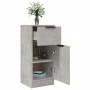 Aparador de madera contrachapada gris hormigón 30x30x70 cm de vidaXL, Aparadores - Ref: Foro24-811123, Precio: 47,96 €, Descu...