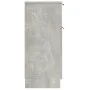 Aparador de madera contrachapada gris hormigón 30x30x70 cm de vidaXL, Aparadores - Ref: Foro24-811123, Precio: 47,96 €, Descu...