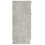 Aparador de madera contrachapada gris hormigón 30x30x70 cm de vidaXL, Aparadores - Ref: Foro24-811123, Precio: 48,70 €, Descu...