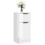 Hochglanzweißes Sperrholz-Sideboard 30x30x70 cm von vidaXL, Sideboards - Ref: Foro24-811127, Preis: 59,17 €, Rabatt: %