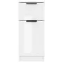 Glossy white plywood sideboard 30x30x70 cm by vidaXL, Sideboards - Ref: Foro24-811127, Price: 58,42 €, Discount: %