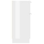 Hochglanzweißes Sperrholz-Sideboard 30x30x70 cm von vidaXL, Sideboards - Ref: Foro24-811127, Preis: 59,17 €, Rabatt: %