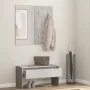 Flurmöbel-Set aus betongrauem Sperrholz von vidaXL, Bänke für Hallen und Lager - Ref: Foro24-808787, Preis: 66,85 €, Rabatt: %