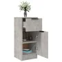 Sideboard 2 pcs concrete gray plywood 30x30x70 cm by vidaXL, Sideboards - Ref: Foro24-811124, Price: 95,65 €, Discount: %