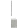 Flurmöbel-Set aus betongrauem Sperrholz von vidaXL, Bänke für Hallen und Lager - Ref: Foro24-808787, Preis: 70,89 €, Rabatt: %