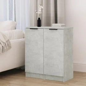 Sideboards 2 Stück Sperrholz grauer Beton 30x30x70 cm von vidaXL, Sideboards - Ref: Foro24-811142, Preis: 58,03 €, Rabatt: %