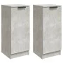 Display cabinets 2 units plywood gray concrete 30x30x70 cm by vidaXL, Sideboards - Ref: Foro24-811142, Price: 58,03 €, Discou...