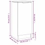 Display cabinets 2 units plywood gray concrete 30x30x70 cm by vidaXL, Sideboards - Ref: Foro24-811142, Price: 58,94 €, Discou...