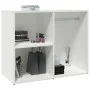 Sperrholz Ankleidemöbel weiß 80x40x65 cm von vidaXL, Schließfächer und Lagerschränke - Ref: Foro24-808846, Preis: 65,01 €, Ra...