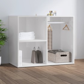 Sperrholz Kommode Möbel glänzend weiß 80x40x65 cm von vidaXL, Schließfächer und Lagerschränke - Ref: Foro24-808852, Preis: 65...