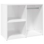 Sperrholz Kommode Möbel glänzend weiß 80x40x65 cm von vidaXL, Schließfächer und Lagerschränke - Ref: Foro24-808852, Preis: 65...