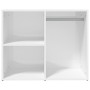 Sperrholz Kommode Möbel glänzend weiß 80x40x65 cm von vidaXL, Schließfächer und Lagerschränke - Ref: Foro24-808852, Preis: 65...