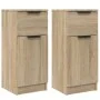 Sideboards 2 Stück Sonoma-Eichensperrholz 30x30x70 cm von vidaXL, Sideboards - Ref: Foro24-811122, Preis: 111,25 €, Rabatt: %