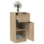 Sideboards 2 Stück Sonoma-Eichensperrholz 30x30x70 cm von vidaXL, Sideboards - Ref: Foro24-811122, Preis: 111,25 €, Rabatt: %