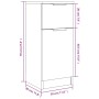 Sideboards 2 Stück Sonoma-Eichensperrholz 30x30x70 cm von vidaXL, Sideboards - Ref: Foro24-811122, Preis: 113,81 €, Rabatt: %