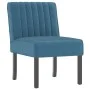 Blue velvet upholstered chair by vidaXL, Easy chairs - Ref: Foro24-352450, Price: 80,63 €, Discount: %